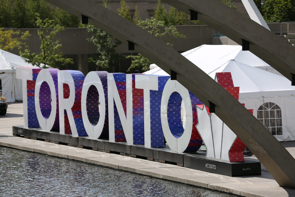 Photo of Toronto signage